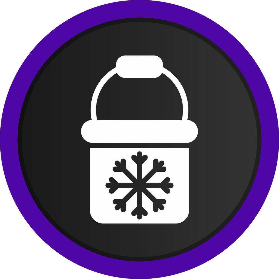 Frozen Bait Creative Icon Design vector