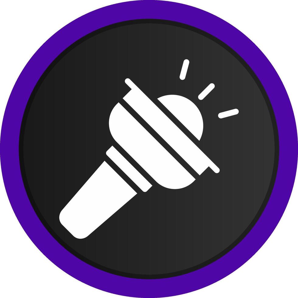 Flashlight Creative Icon Design vector