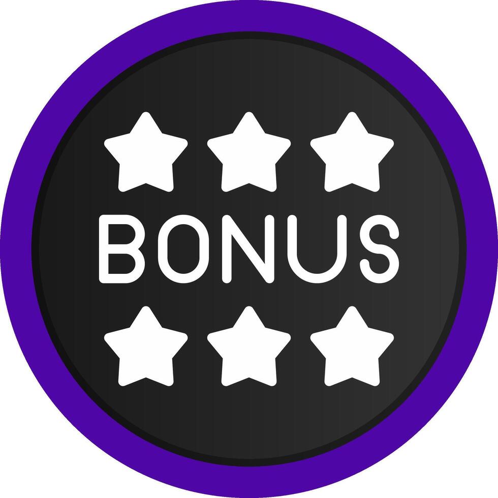 Bonus Creative Icon Design vector