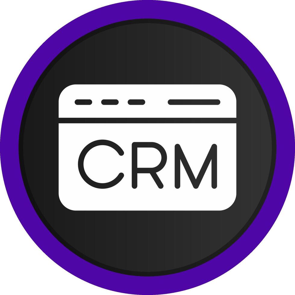 CRM Creative Icon Design vector