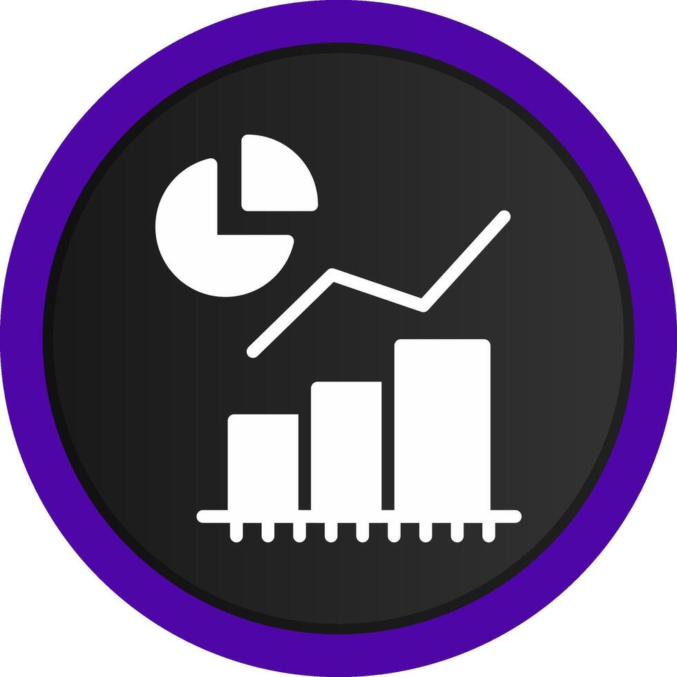 Statistical Analysis Creative Icon Design vector