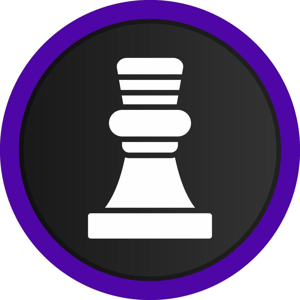 Chess Game Creative Icon Design vector