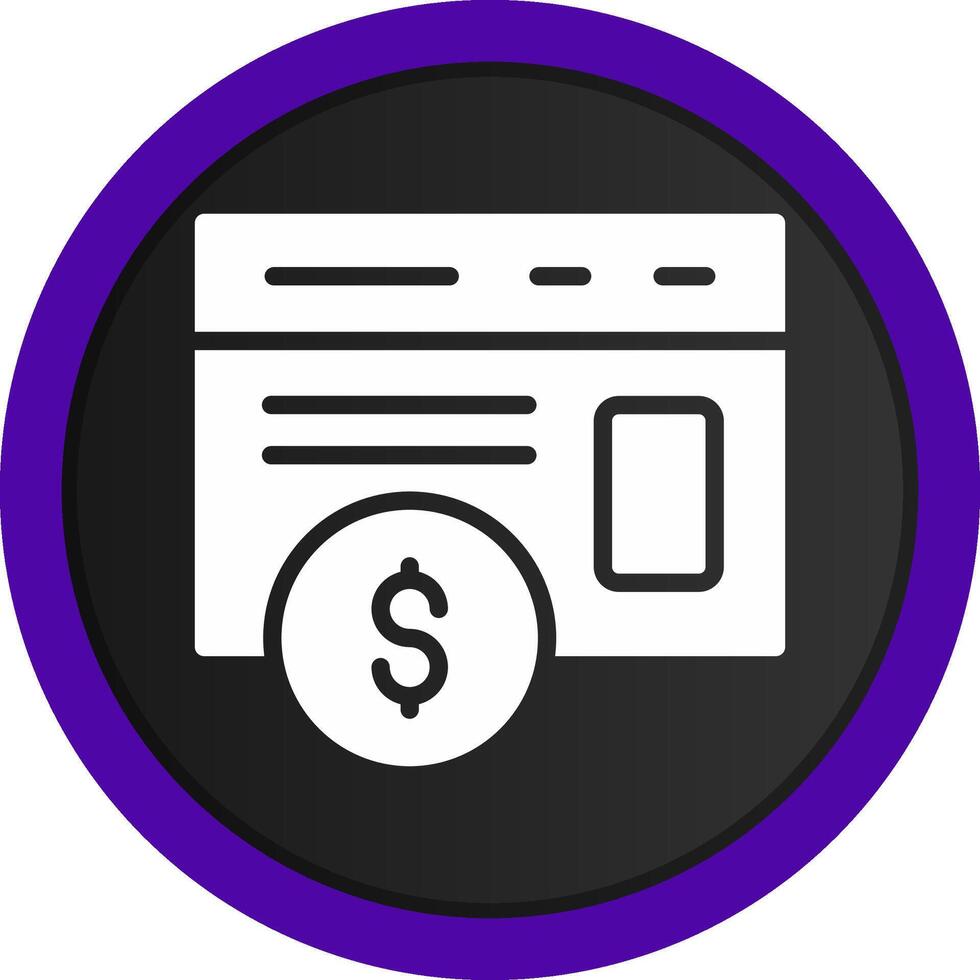 Paid Articles Creative Icon Design vector