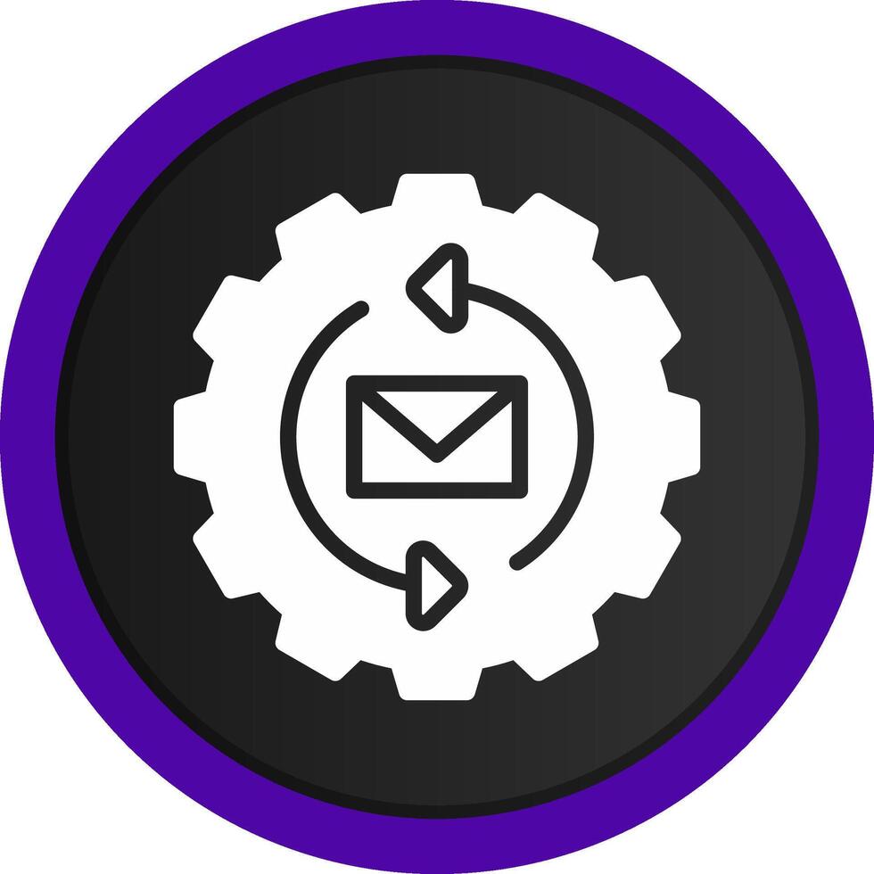 Marketing Automation Creative Icon Design vector