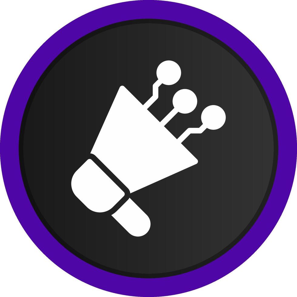 Content Marketer Creative Icon Design vector