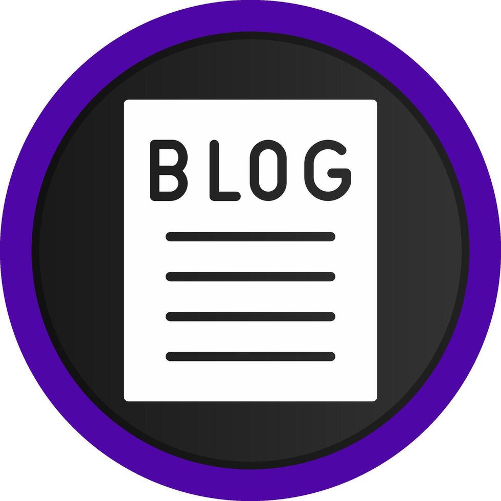 Blogging Creative Icon Design vector