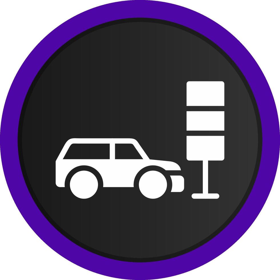 Taxi Signal Creative Icon Design vector