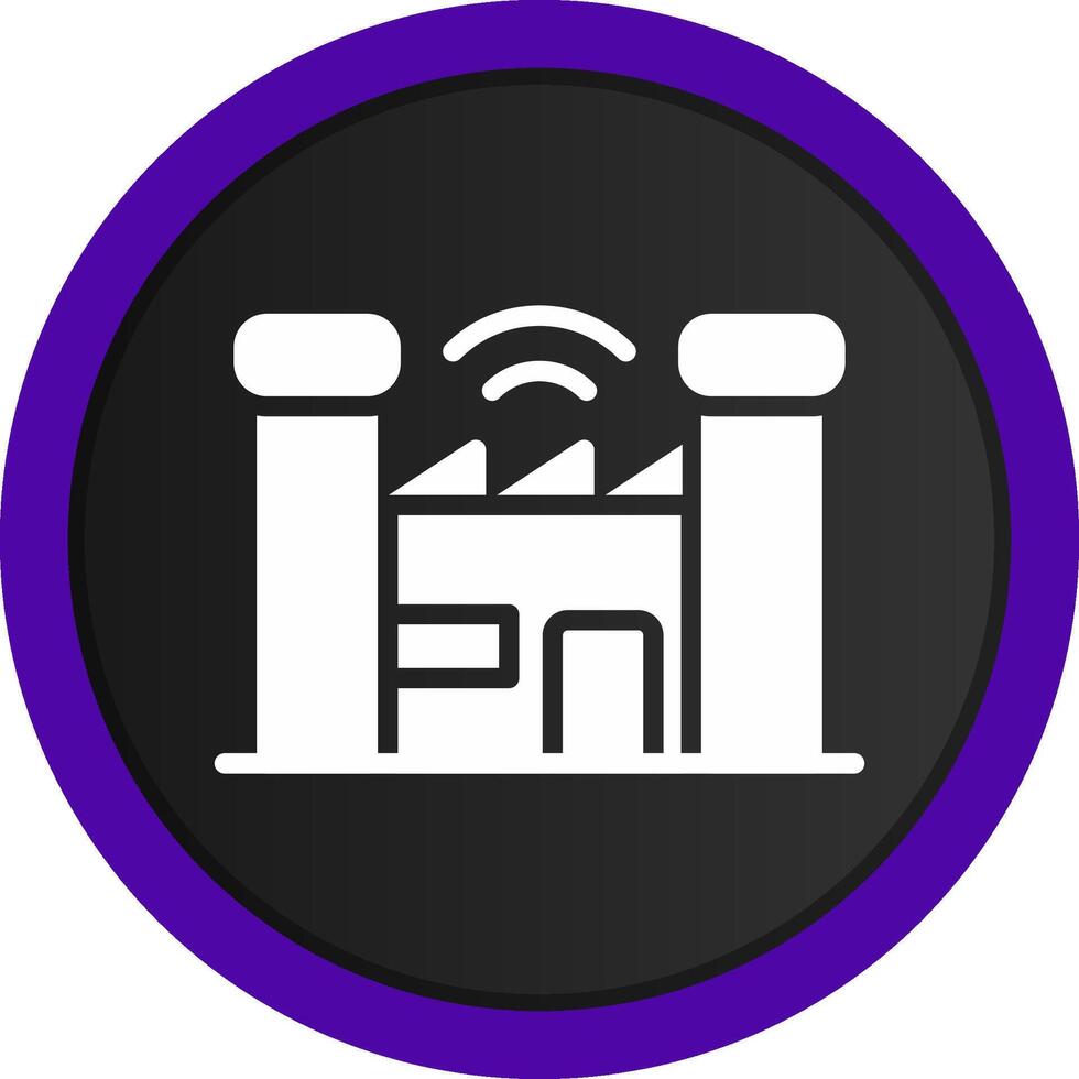 Smart Factory Creative Icon Design vector