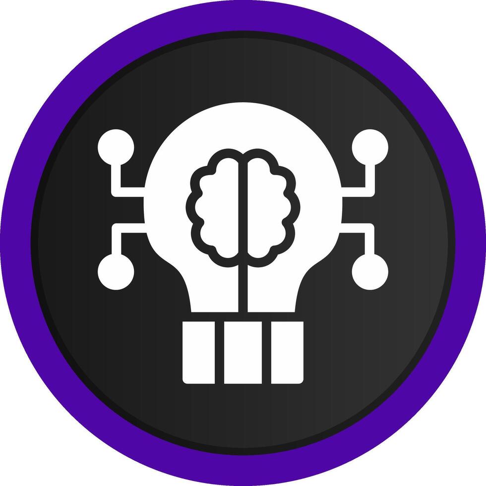 Deep Learning Creative Icon Design vector