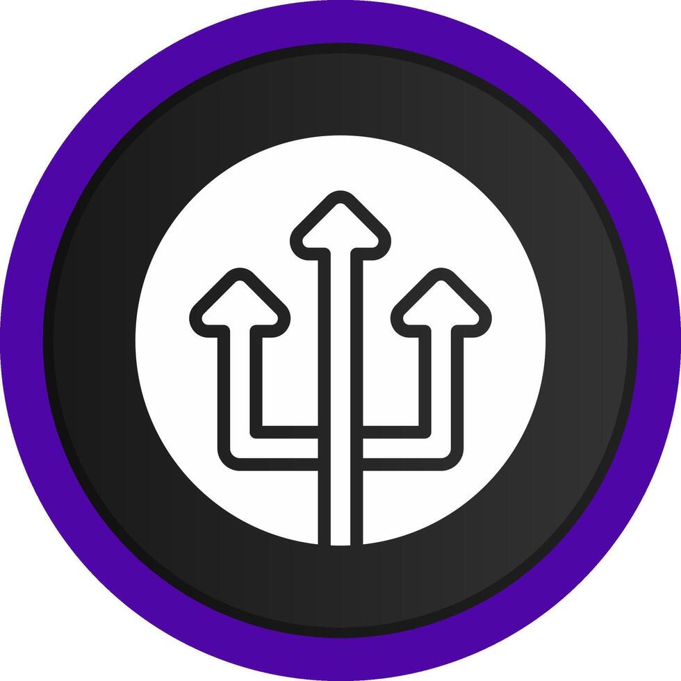 Pathway Creative Icon Design vector