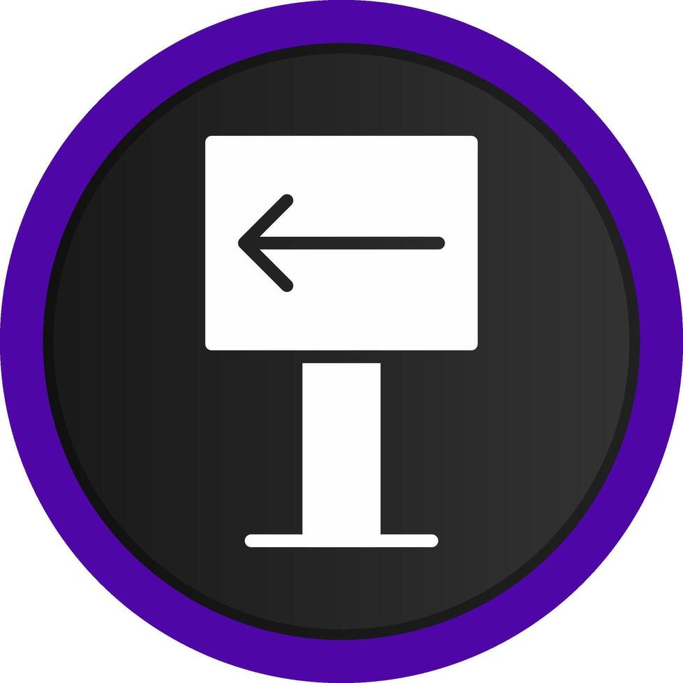 Left Creative Icon Design vector