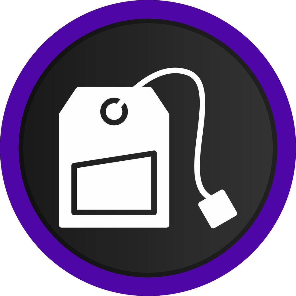 Tea Bag Creative Icon Design vector