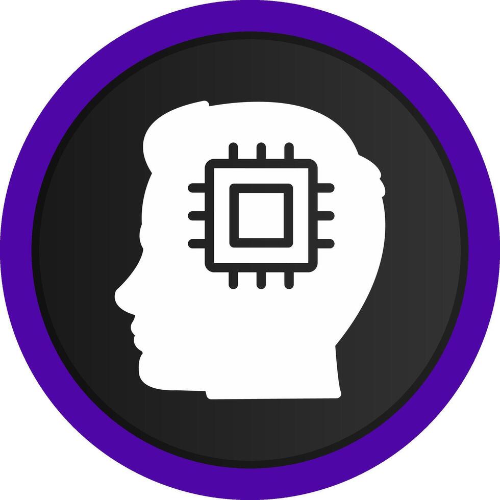 Human Processor Creative Icon Design vector