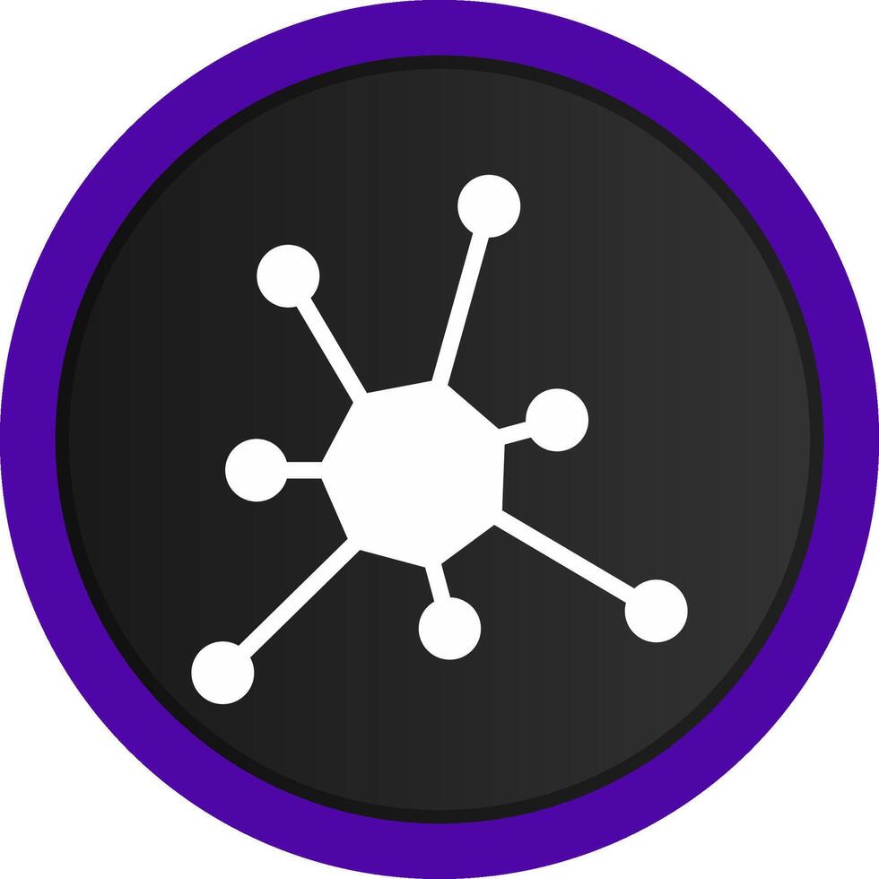 Molecule Creative Icon Design vector