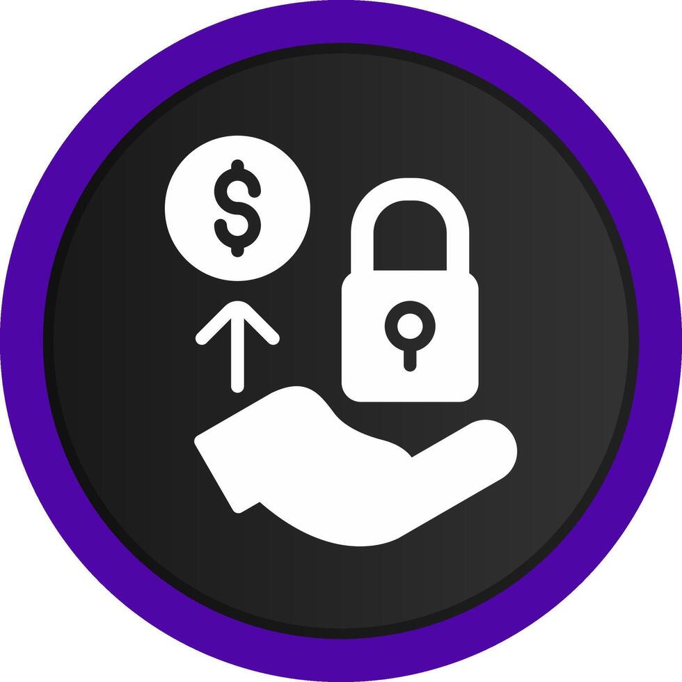 Private Offering Creative Icon Design vector