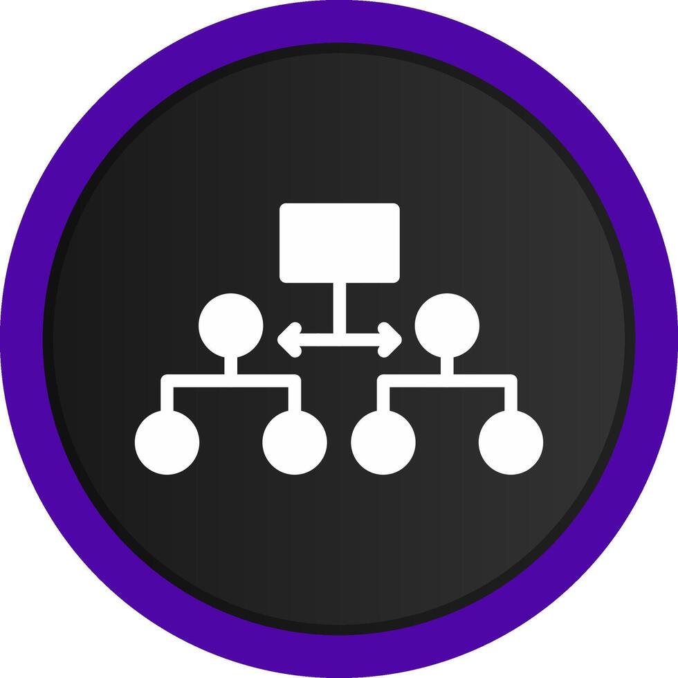 Labeled Hierarchy Creative Icon Design vector