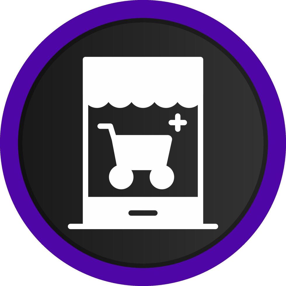 Personalized Web Store Creative Icon Design vector