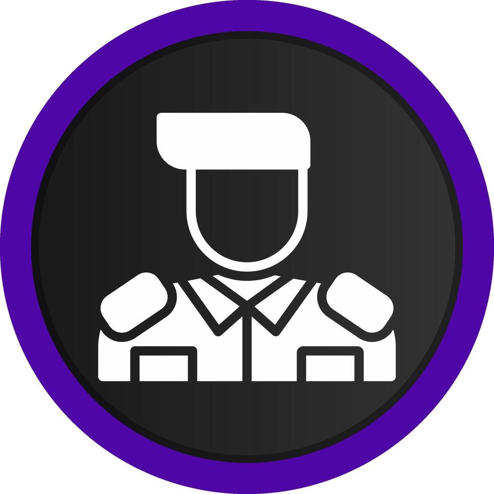 Policeman Creative Icon Design vector