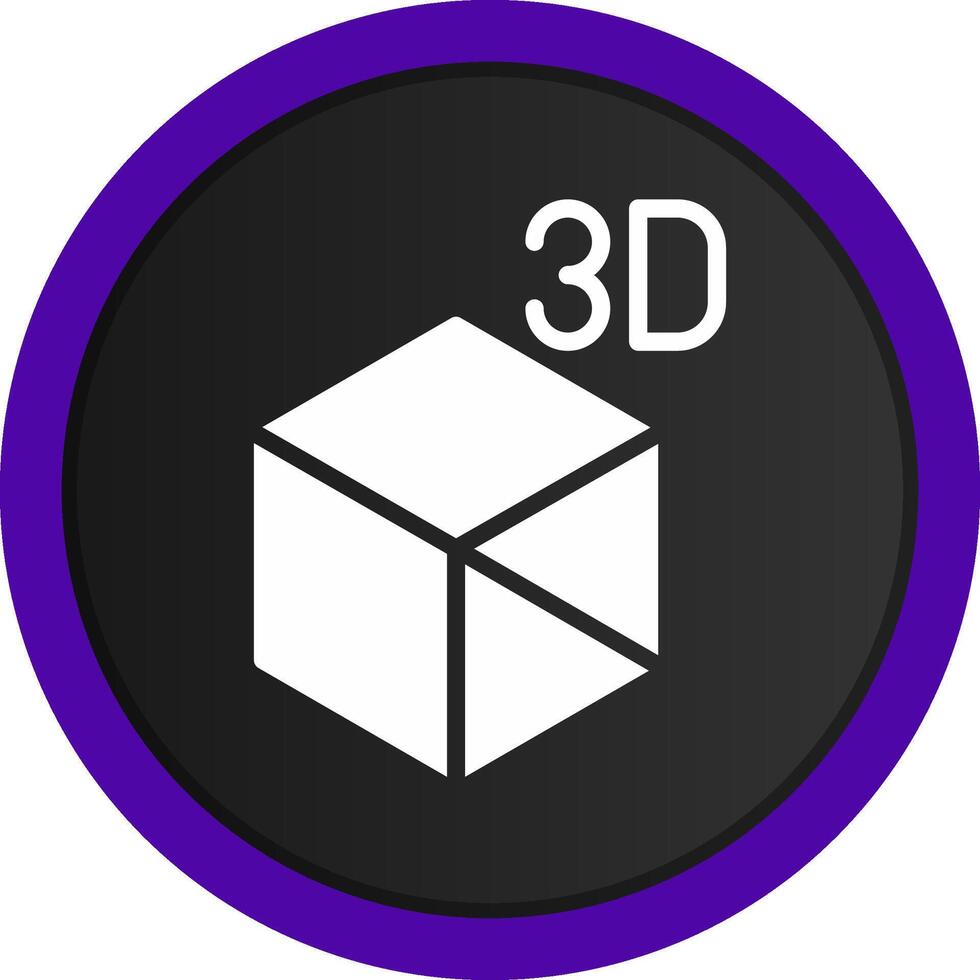 3D Object Creative Icon Design vector