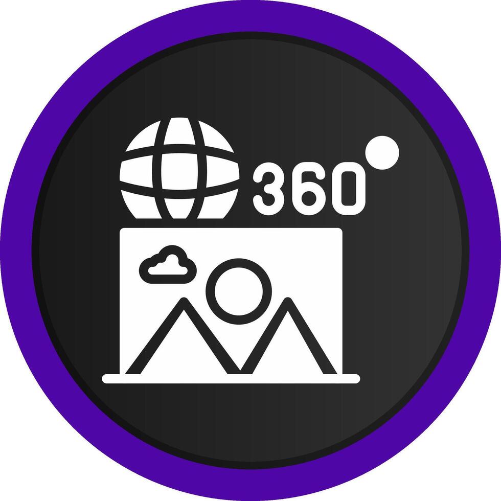 360 Image Creative Icon Design vector