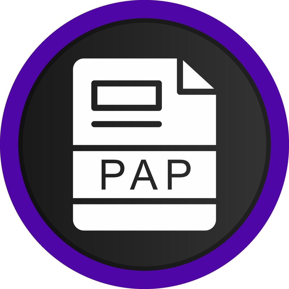 PAP Creative Icon Design vector
