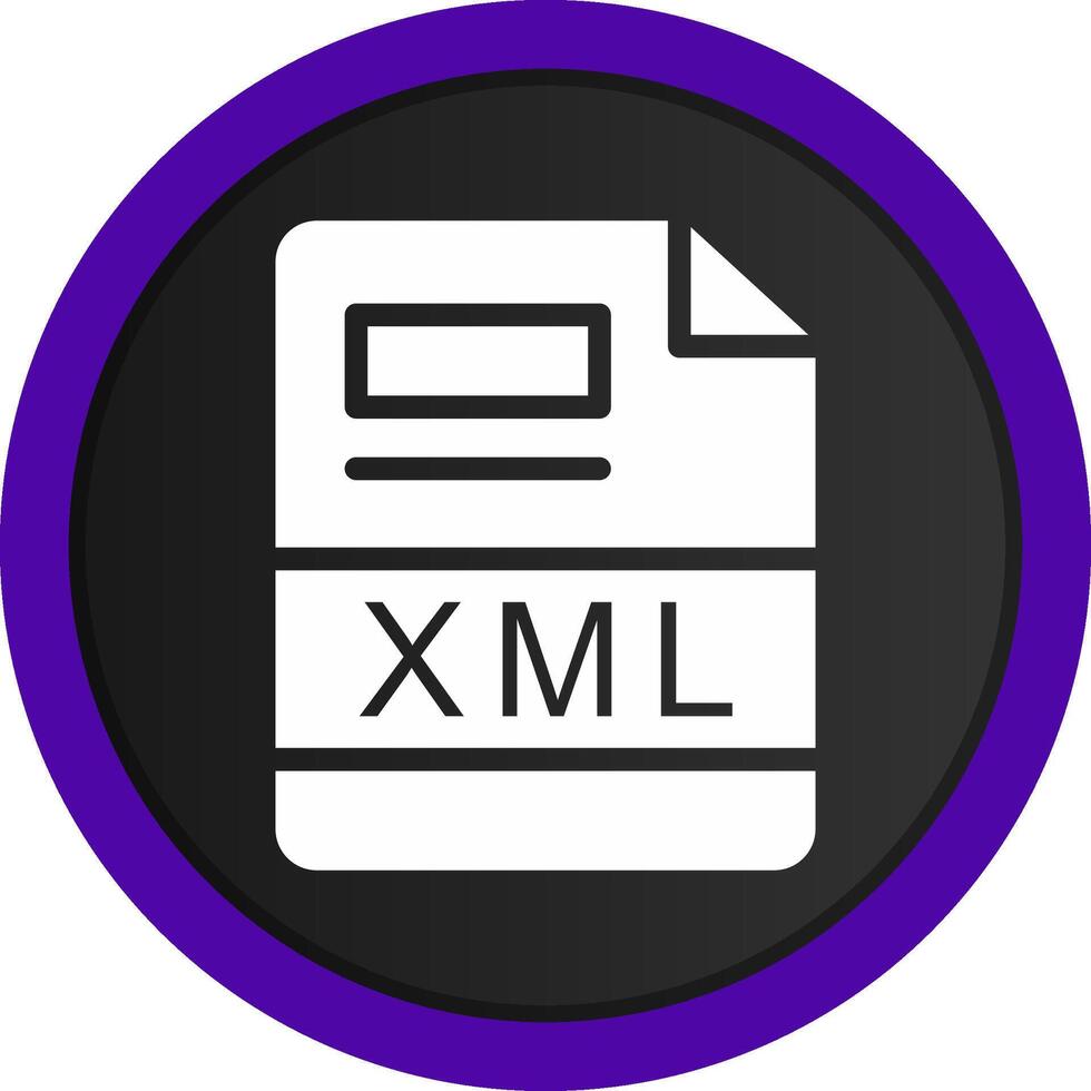 XML Creative Icon Design vector