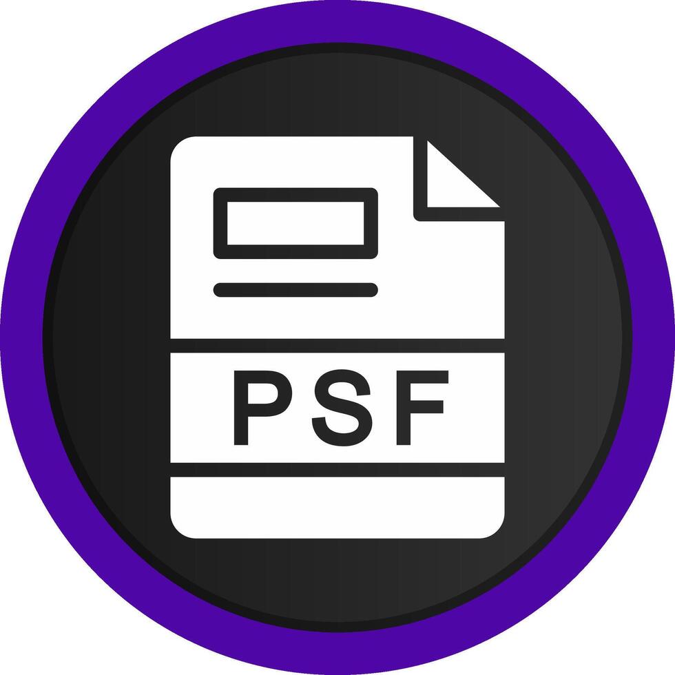 PSF Creative Icon Design vector