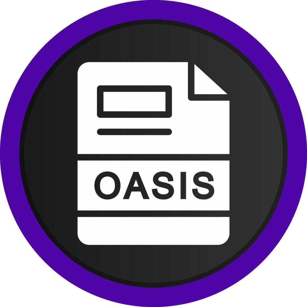 oasis creativo icono diseño vector