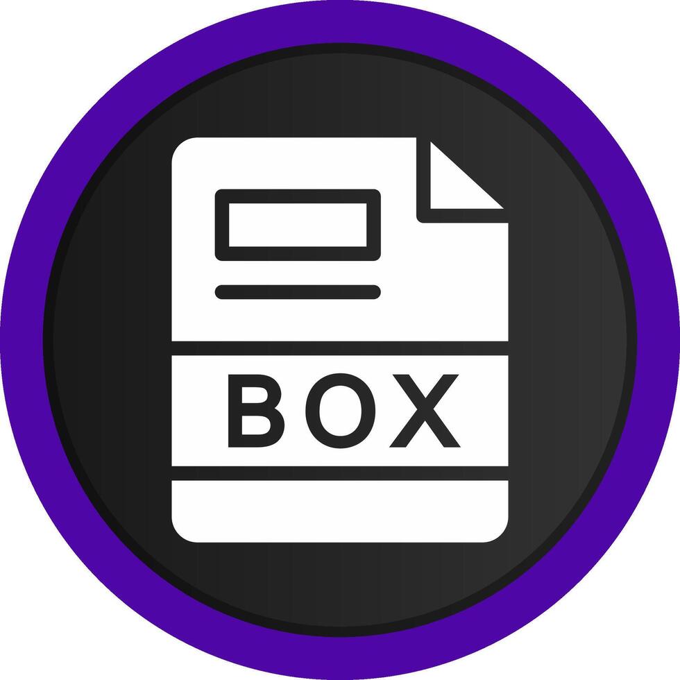 BOX Creative Icon Design vector