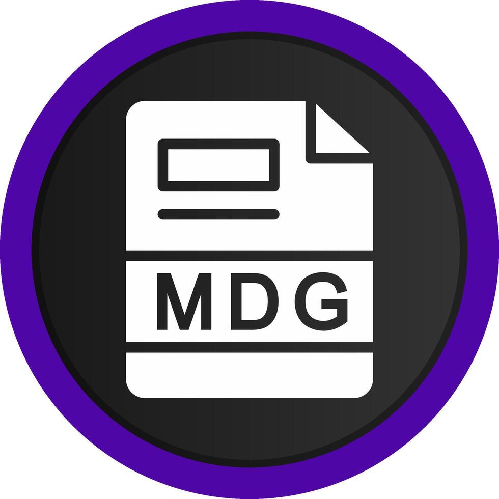 MDG Creative Icon Design vector