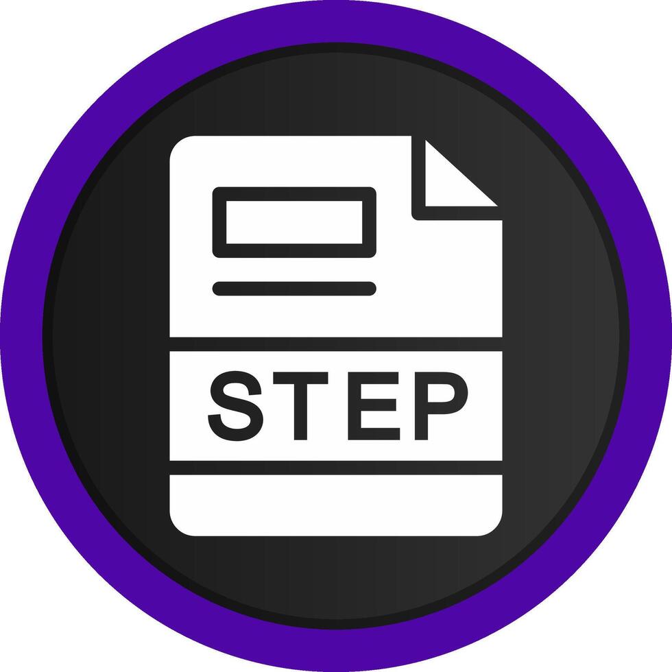 STEP Creative Icon Design vector