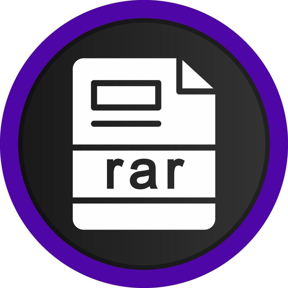rar Creative Icon Design vector