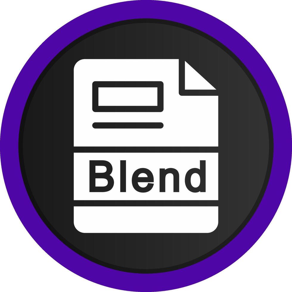 Blend Creative Icon Design vector