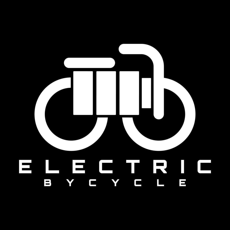 bike logo line design vector
