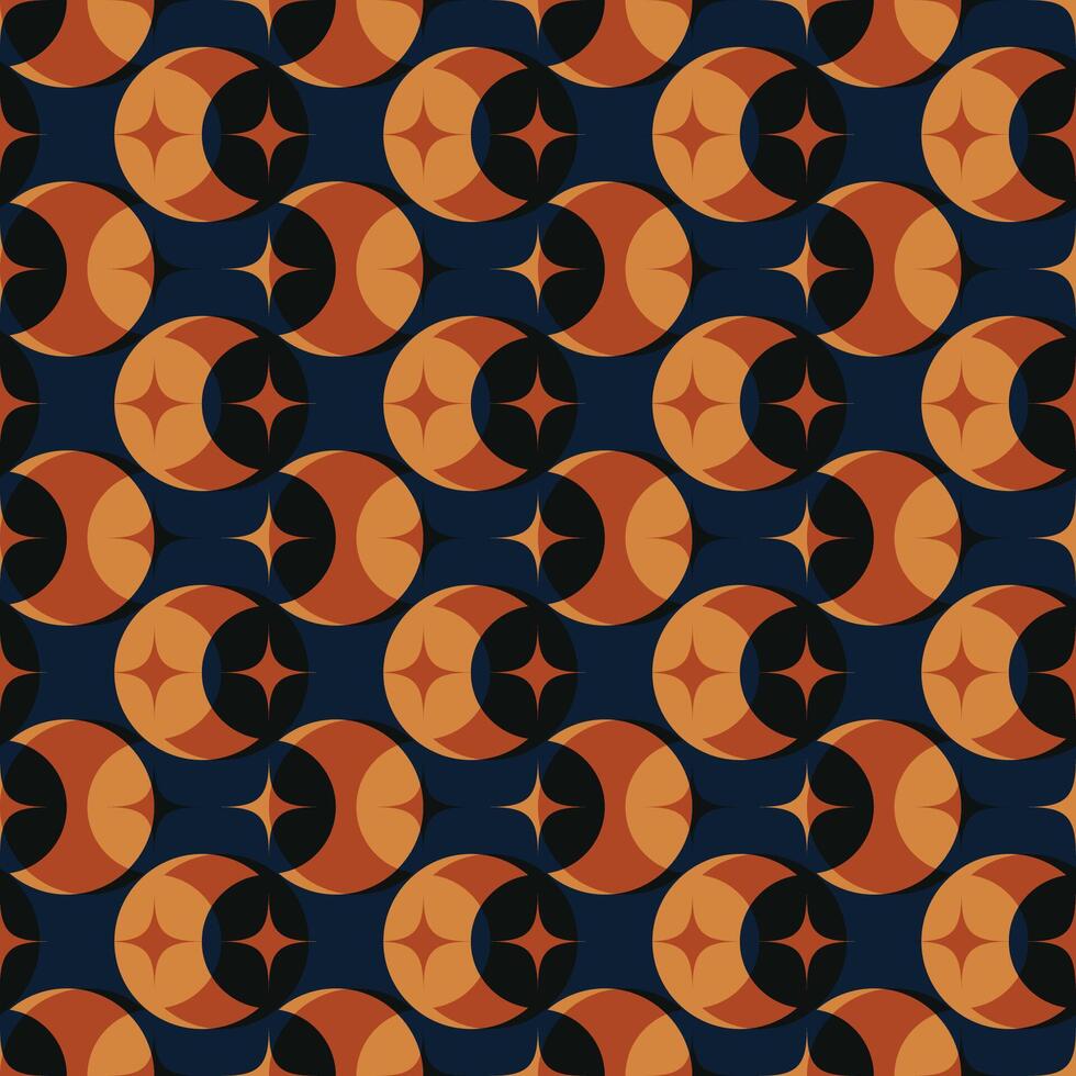 modern abstract celestial seamless pattern background vector