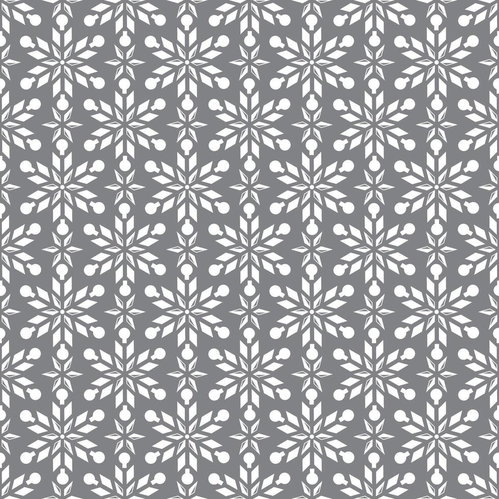 snowflakes seamless pattern background vector