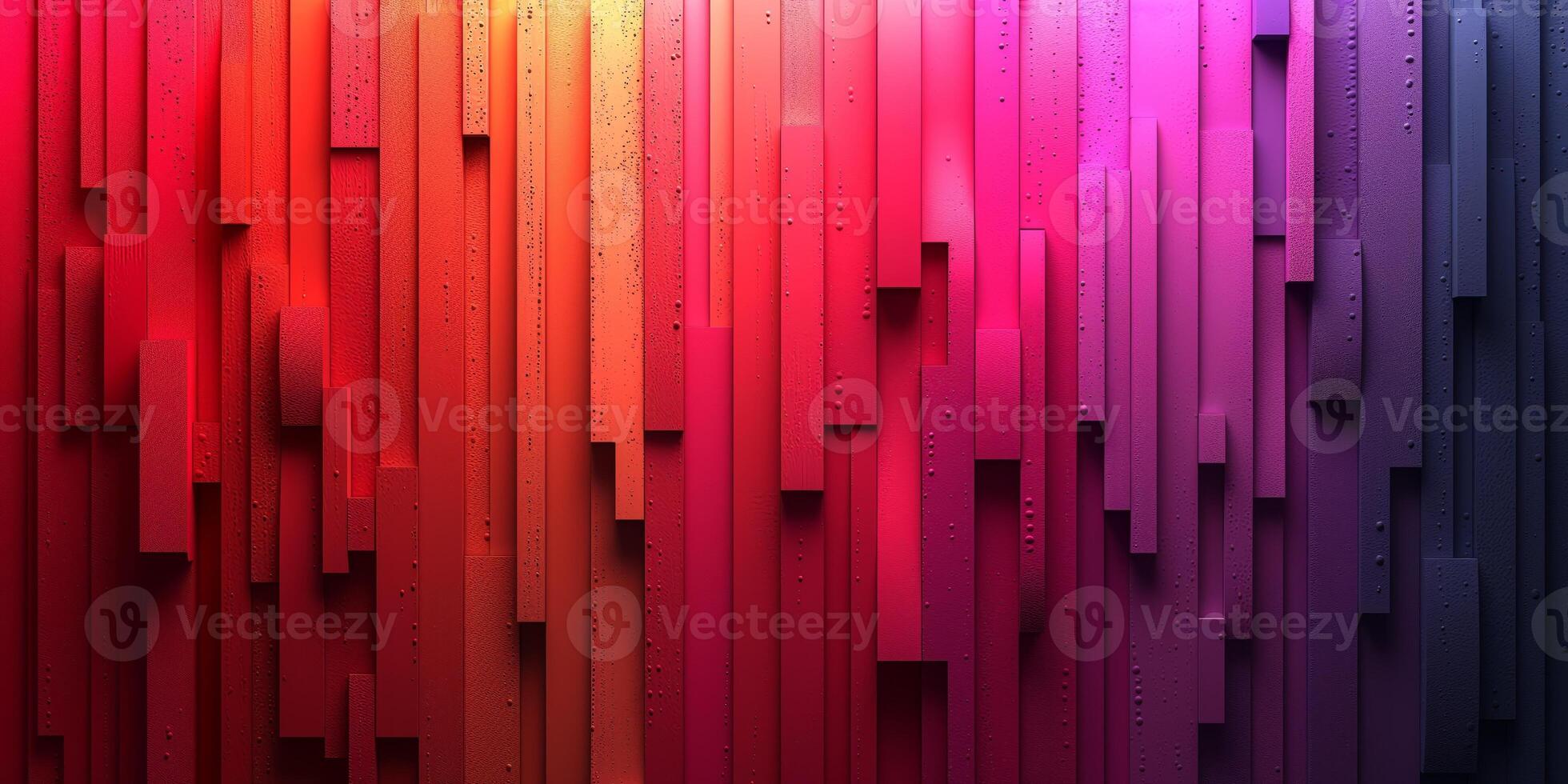 AI generated Abstract gradient background with red to purple colors and water drops photo