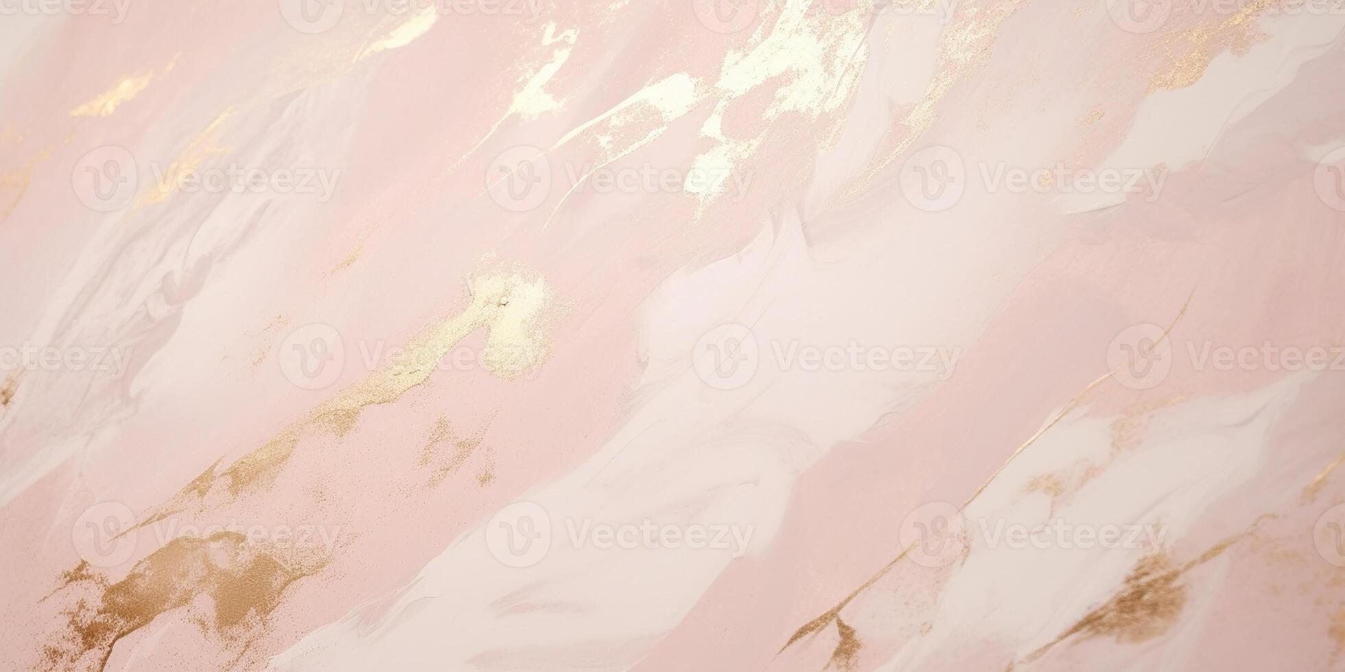 AI generated Abstract background. Watercolor pink and gold stains, alcohol ink texture. Pink marble texture photo