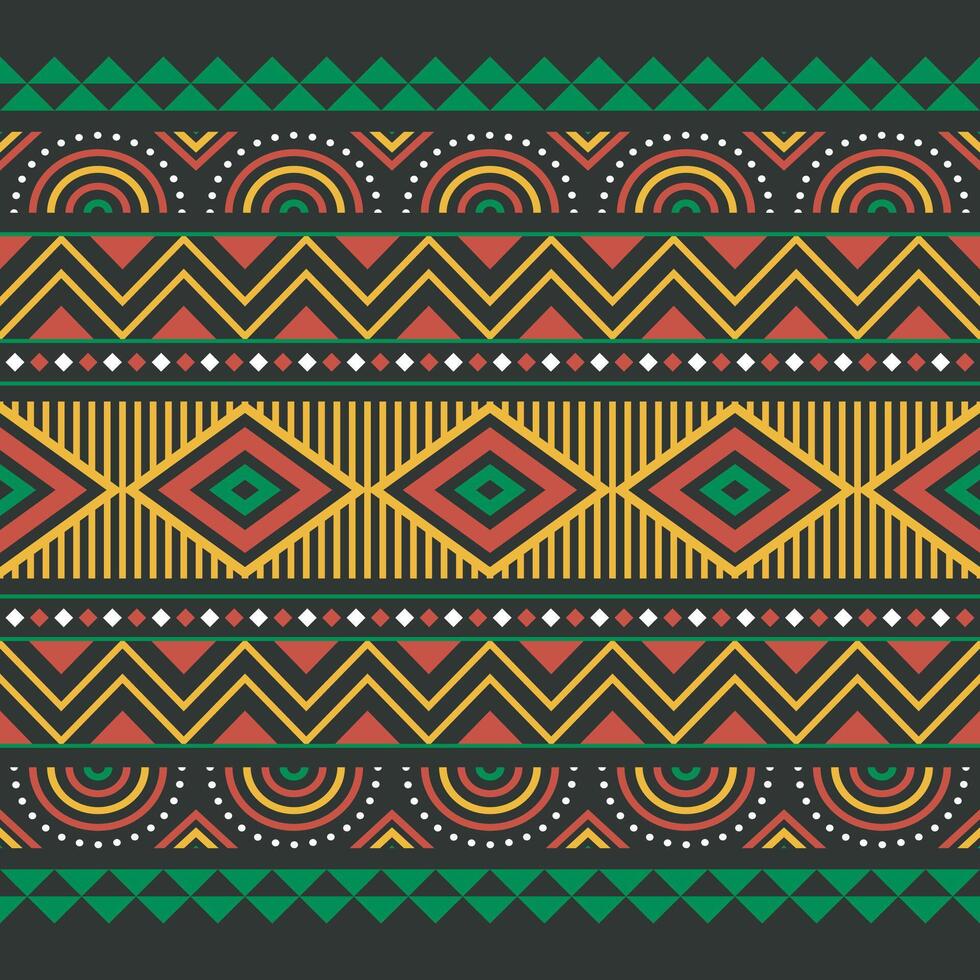 african american pattern black history month seamless geometric design for fabric, wallpaper, card template, wrapping paper, carpet, textile, cover vector