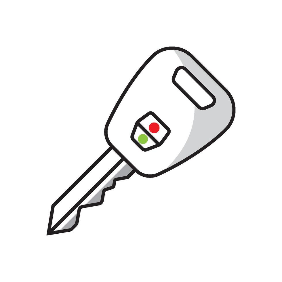 car key icon vector