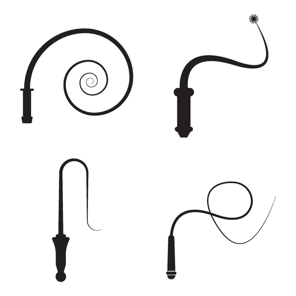 Whip icon vector
