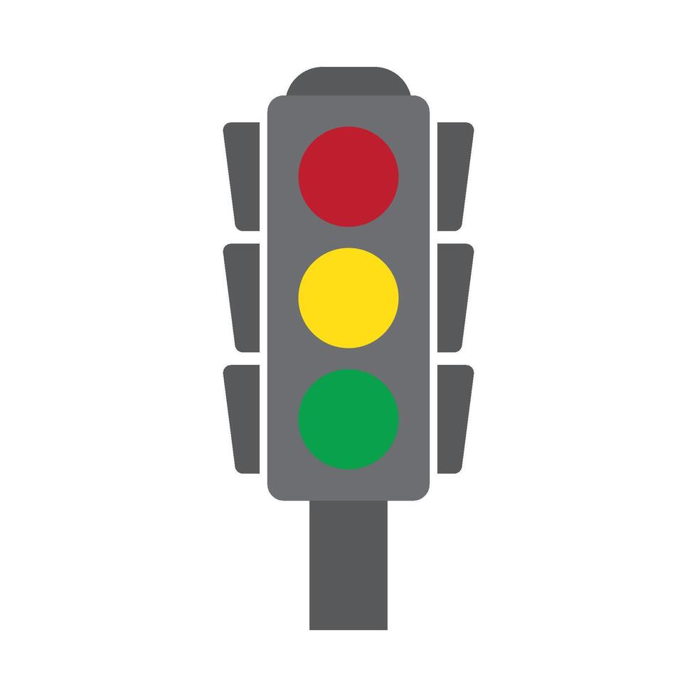 traffic light icon vector