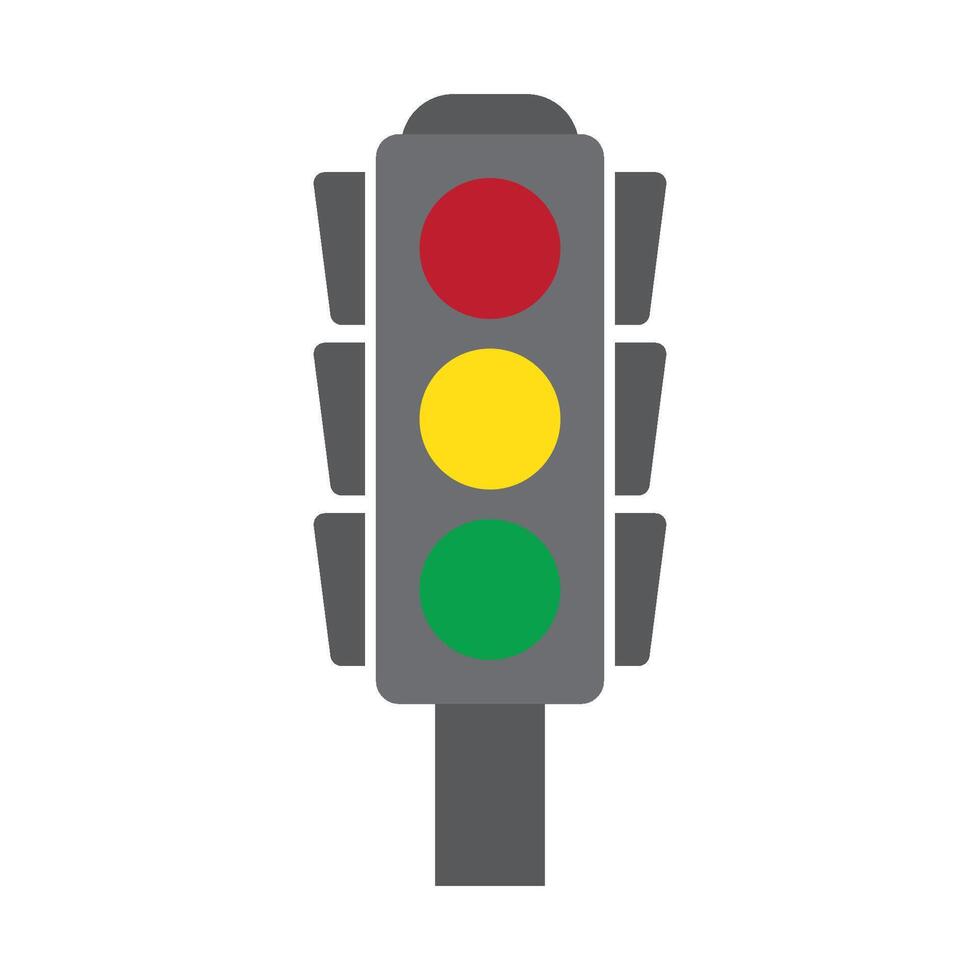 traffic light icon vector