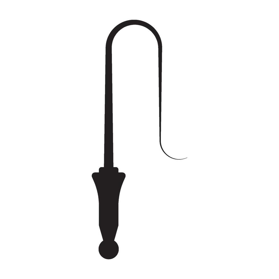 Whip icon vector