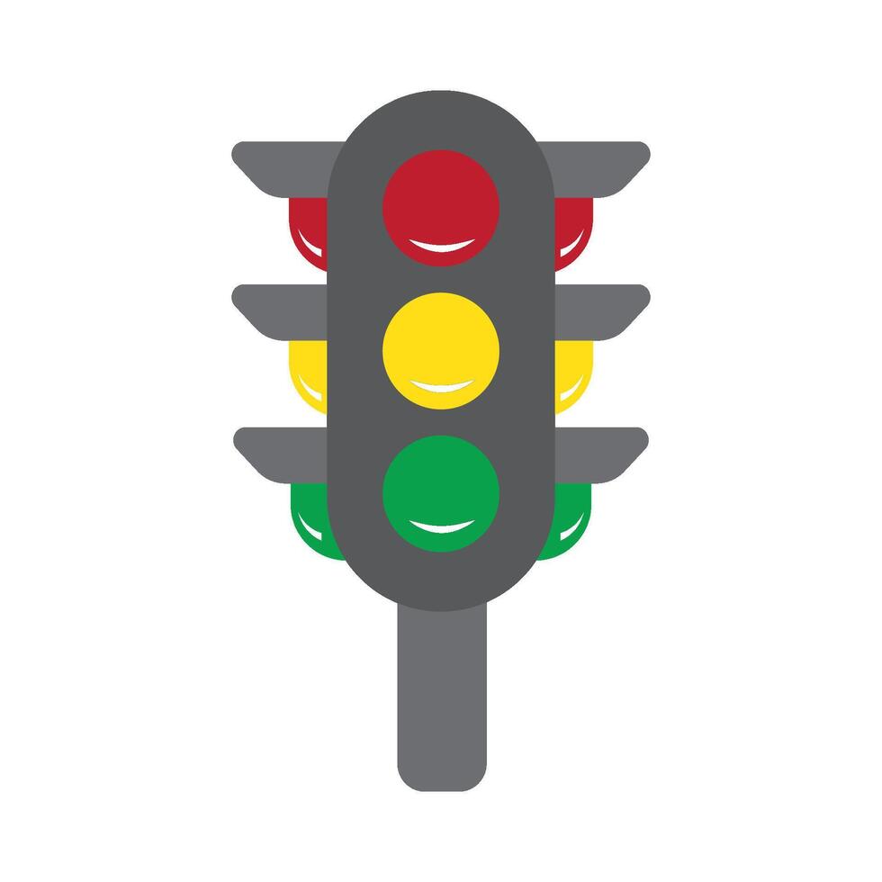 traffic light icon vector