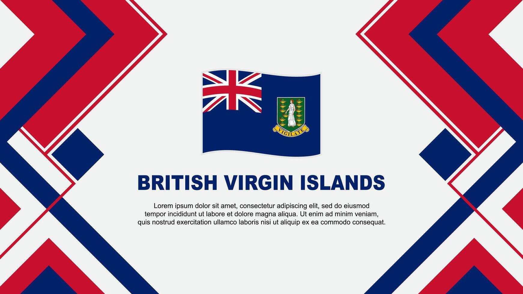 británico Virgen islas bandera resumen antecedentes diseño modelo. británico Virgen islas independencia día bandera fondo de pantalla vector ilustración. bandera