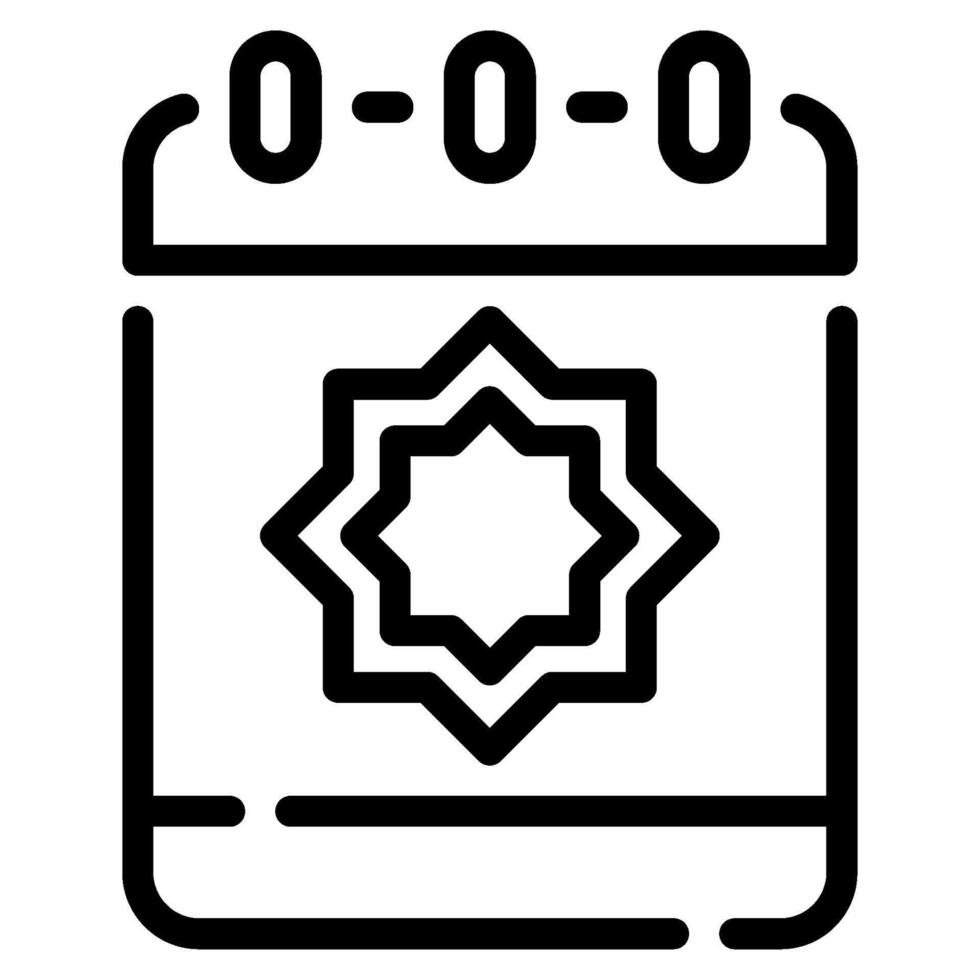 Islamic Calendar Icon Ramadan, for infographic, web, app, etc vector