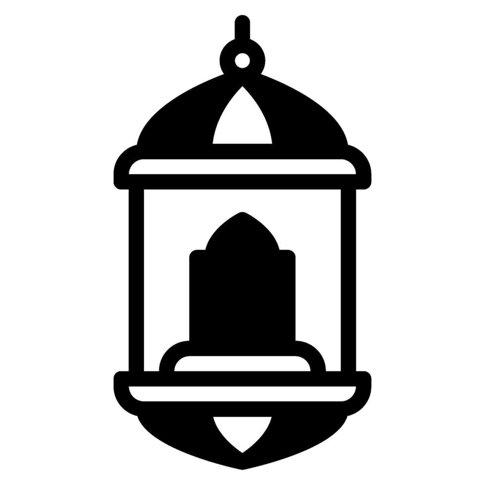 linterna icono ramadán, para infografía, web, aplicación, etc vector