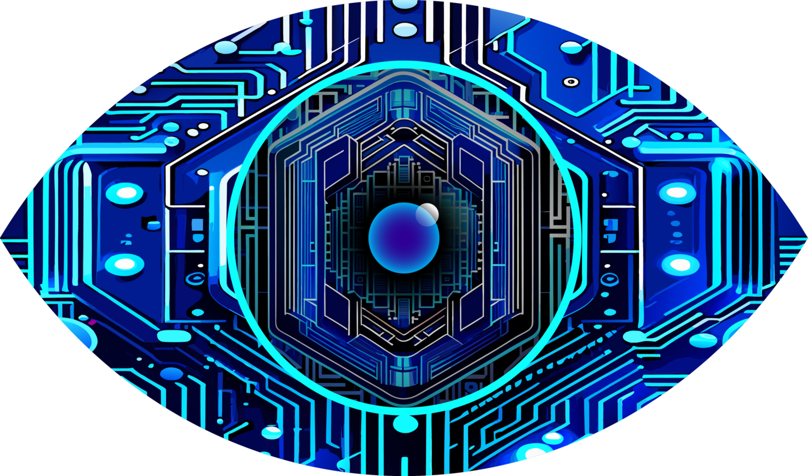 eye circuit digital technology png