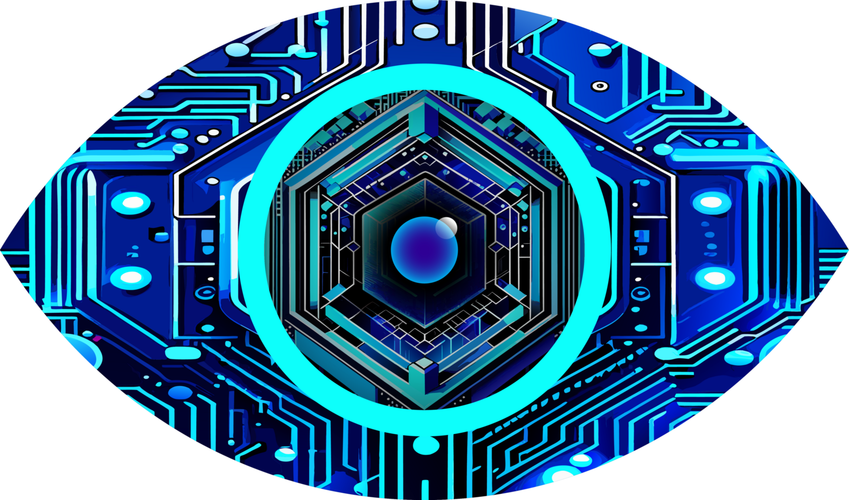 eye circuit digital technology png